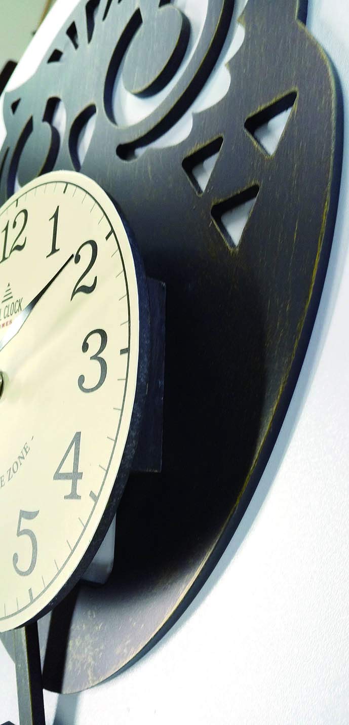 カムイ　フクロウ掛け時計【コタン・クル・カムイ】 カムイ フクロウ掛け時計【コタン・クル・カムイ】 インテリア小物